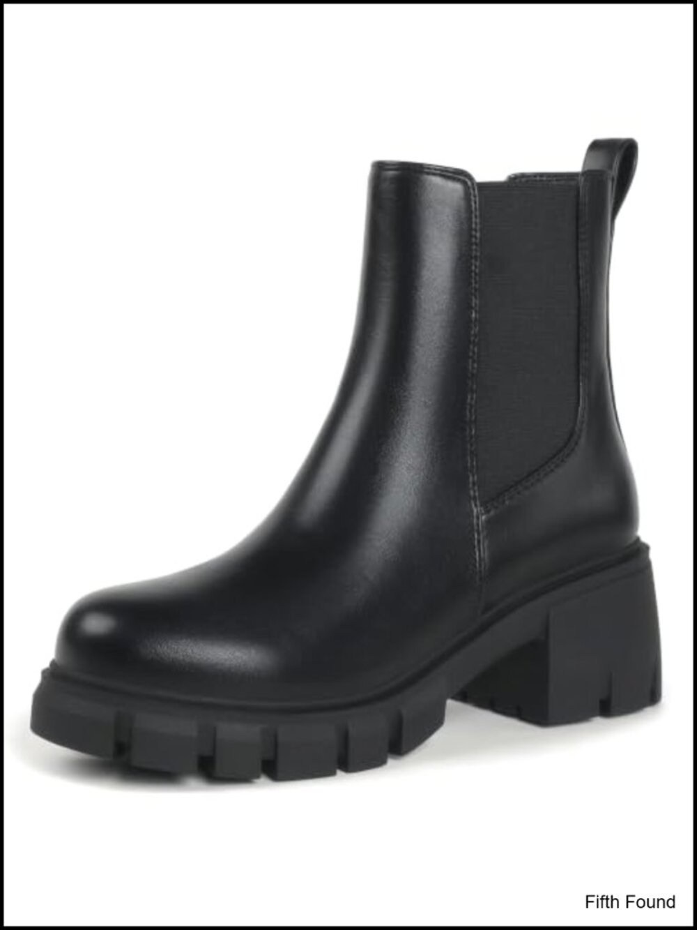 Chelsea Ankle Boots Slip On Chunky Platform Booties